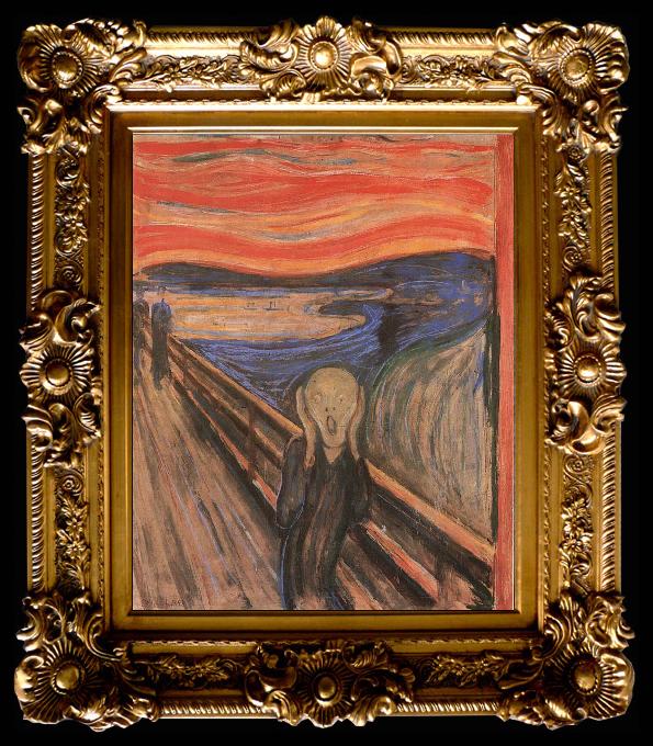 framed  Edvard Munch Whoop, Ta012